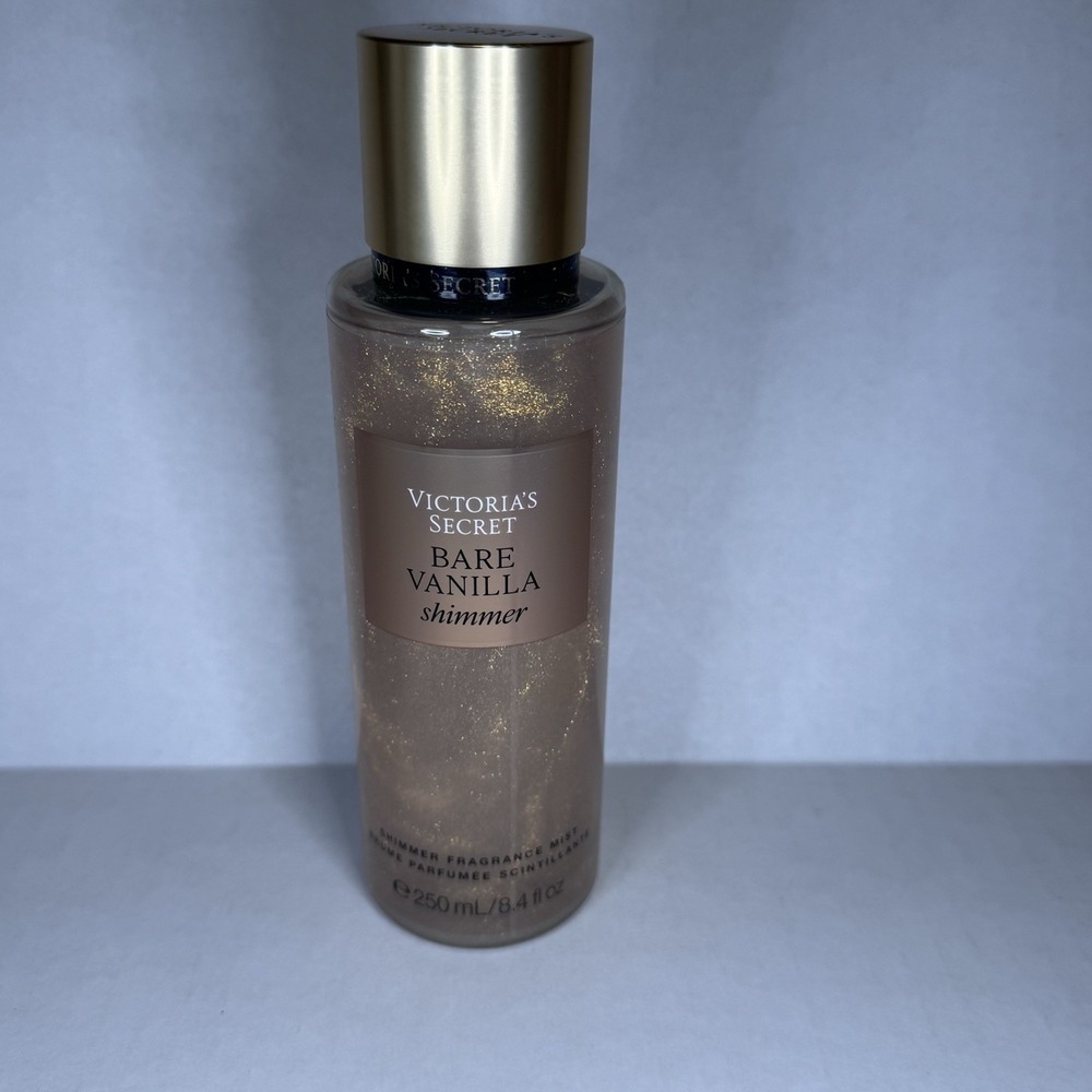Victoria's Secret Bare Vanilla Shimmer Body Mist 8.4 fl oz Vanilla Cashmere NEW